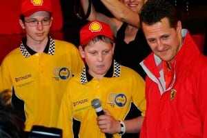 Stingers with Michael Schumacher Stingers with Michael Schumacher