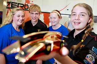 Pine Rivers Super Geeks race to finals of mini F1 contest